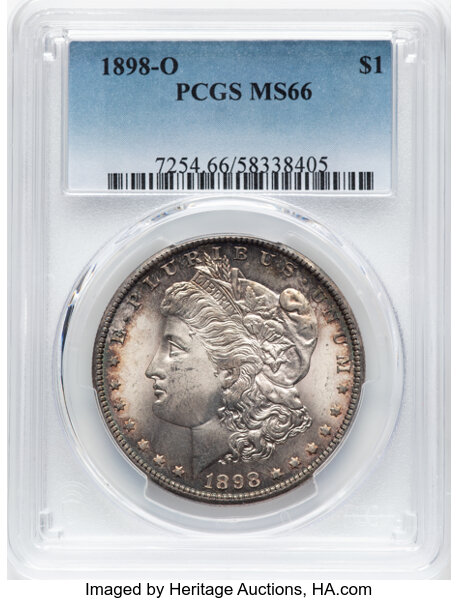 1898-O $1  Clashed Dies, VAM-16A MS thumbnail 2