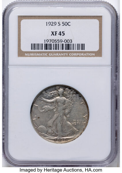 1929-S 50c Missing Designer's Initials, FS-901 MS thumbnail 4