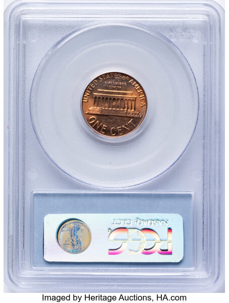 1982 1c Bronze, Large Date, DDO, FS-101 MS RD thumbnail 3