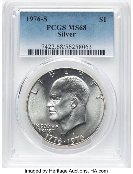1976-S $1  Silver MS thumbnail 3