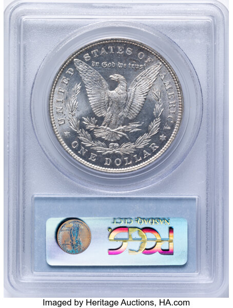 1879 $1 AU58 CAC thumbnail 10