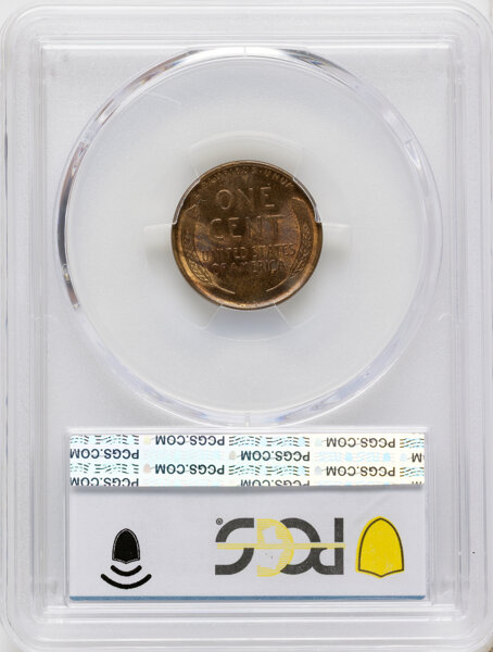 1909 VDB 1c MS RB MS64 RB CAC thumbnail 2