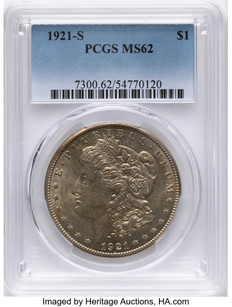 1921-S $1  MS thumbnail 4