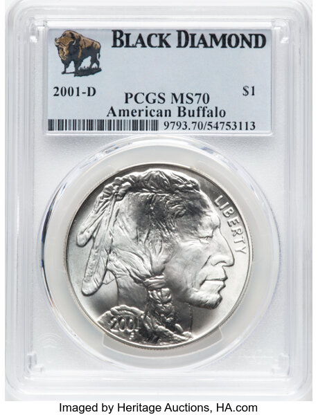 2001-D S$1 American Buffalo MS thumbnail 9