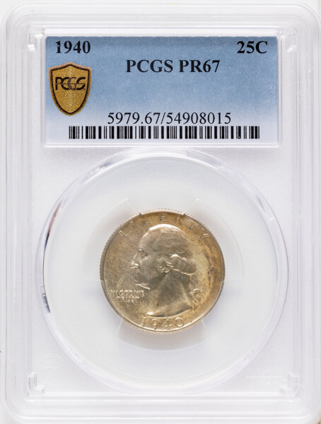 1940 25c PR67 thumbnail 2