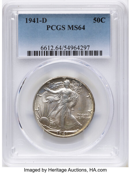 1941-D 50c MS thumbnail 8