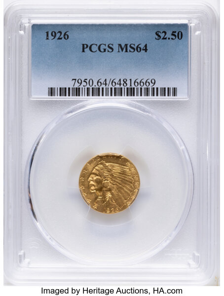 1926 $2 1/2 MS thumbnail 7
