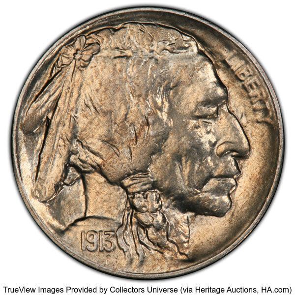 1913-S 5c Buffalo, Type 1 MS thumbnail 3