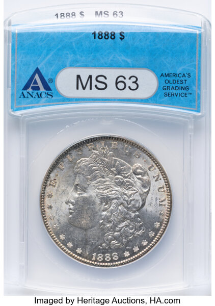 1888 $1  Die Gouges State 2, VAM-7A1 MS thumbnail 4