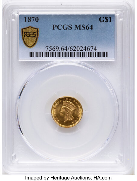 1870 G$1 MS thumbnail 12