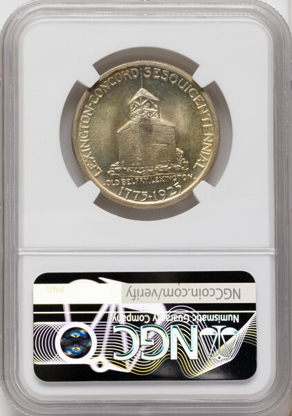 1925 50c Lexington-Concord MS68 thumbnail 4