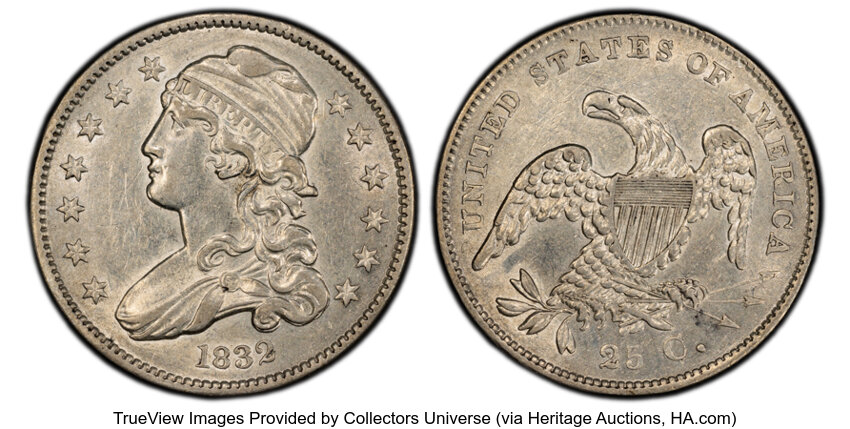 1832 25c B-2 MS thumbnail 2