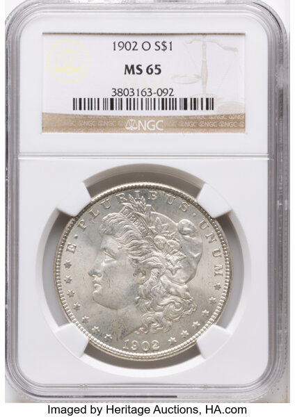 1902-O $1  Clashed Dies, VAM-45A MS thumbnail 3