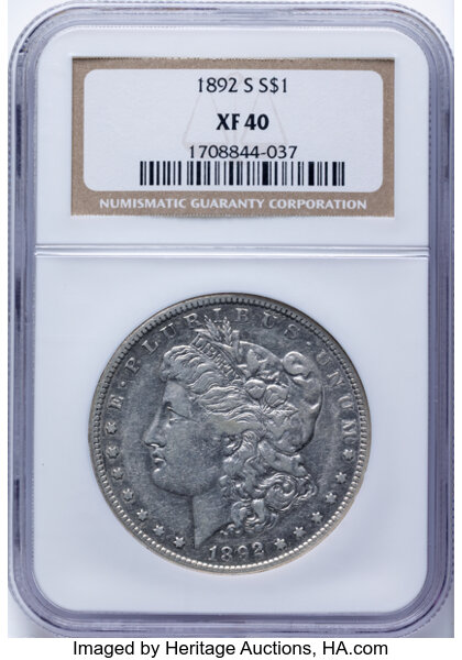 1892-S $1  MS thumbnail 3