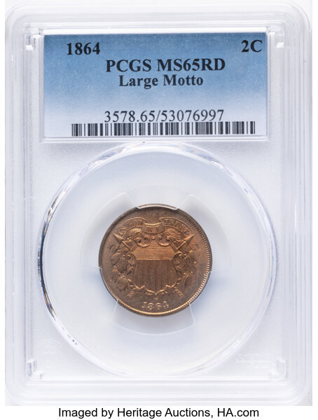 2-Cent Piece Set 2c no 1867 DDO, 10 Coins MS RD thumbnail 15