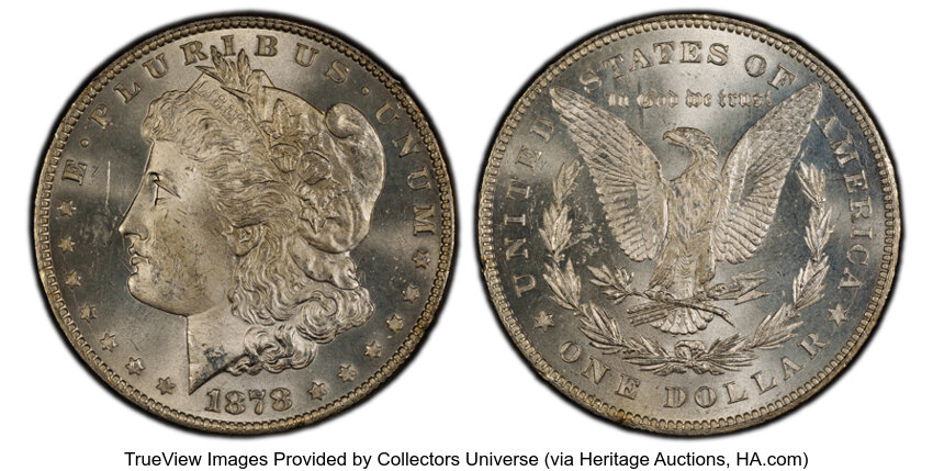 1878 7/8TF $1  Weak, 7/4, VAM-41C MS thumbnail 3