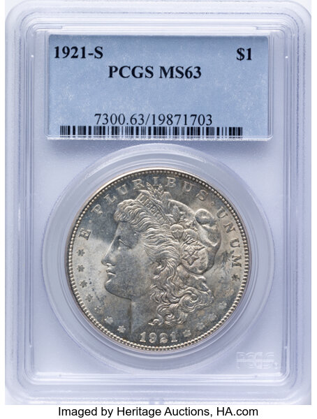 1921-S $1  MS thumbnail 3
