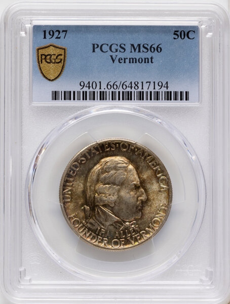 1927 50c Vermont MS66 thumbnail 6