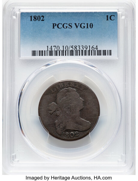 1802 1c Normal Reverse, S-232  MS BN thumbnail 2
