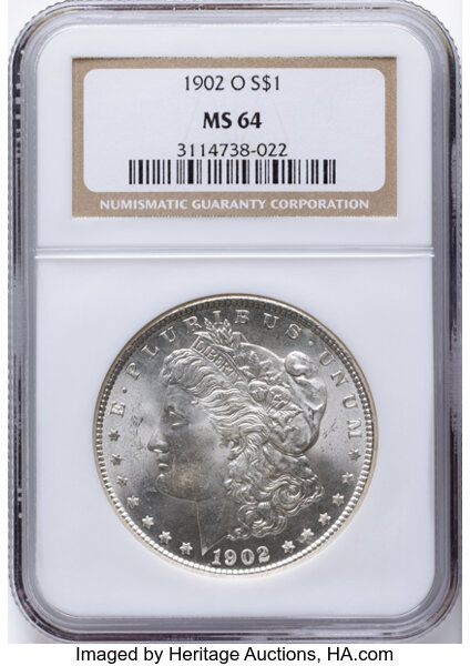 1902-O $1  Clashed Dies, VAM-45A MS thumbnail 2