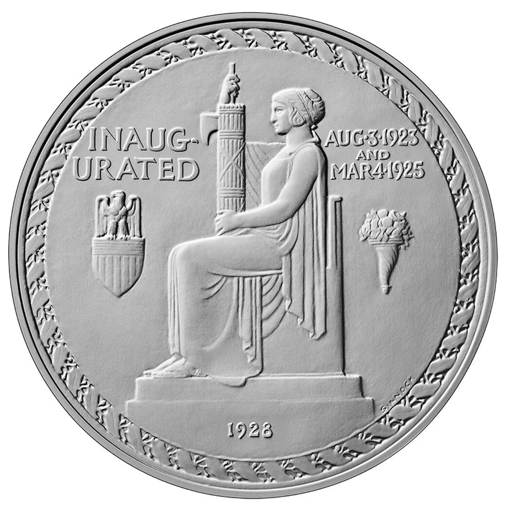 (2026) Medal Calvin Coolidge, Silver, Matte Finish MS thumbnail 2
