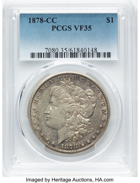 1878-CC $1  Line in IB, VAM-1B MS thumbnail 6