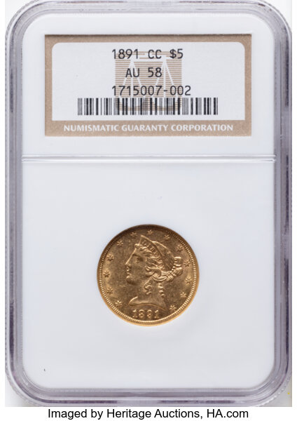 1891-CC $5  MS PL thumbnail 4