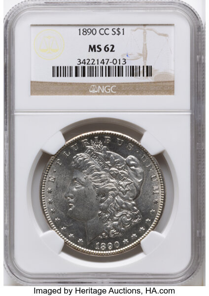 Image for 1890-CC $1 MS62