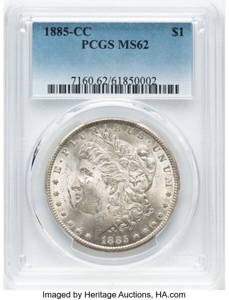 1885-CC $1  Dash Under 8, VAM-2B MS thumbnail 3