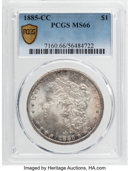 1885-CC $1 MS66 thumbnail 2