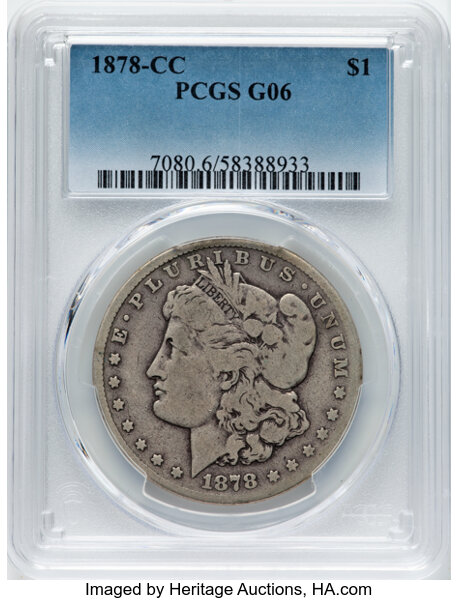 1878-CC $1  Line in IB, VAM-1B MS thumbnail 18