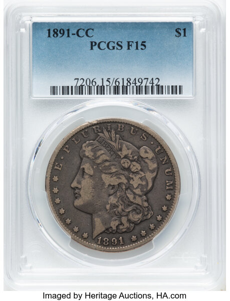1891-CC $1  High CC, VAM-2 MS thumbnail 2