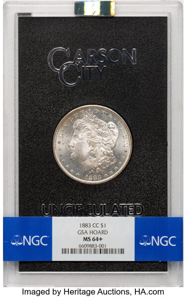 1883-CC $1  GSA Hoard, Dash Under 8, VAM-3 MS thumbnail 18