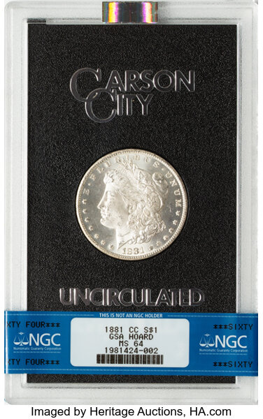 1881-CC $1  GSA Hoard, CC Tilted Left, VAM-6 MS thumbnail 12