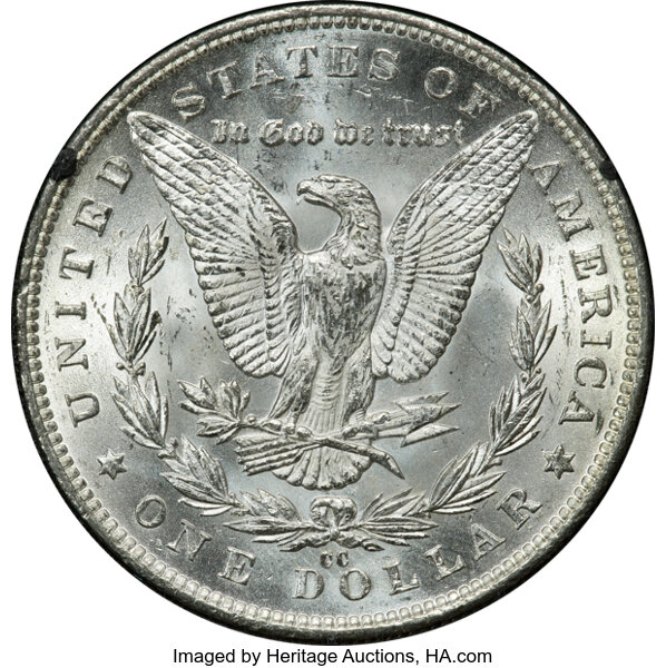 1891-CC $1  GSA Hoard, Spitting Eagle, VAM-3  MS thumbnail 10