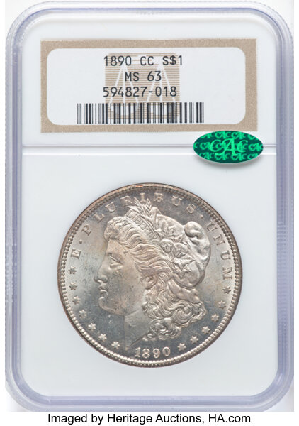 1890-CC $1  Normal Die, VAM-1 MS thumbnail 13