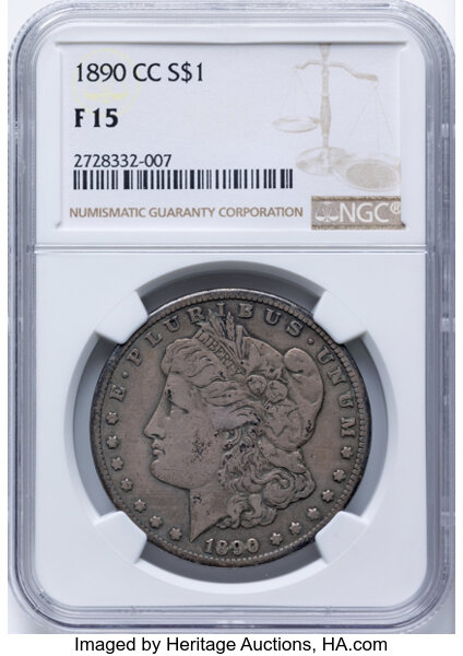 1890-CC $1  Normal Die, VAM-1 MS thumbnail 15