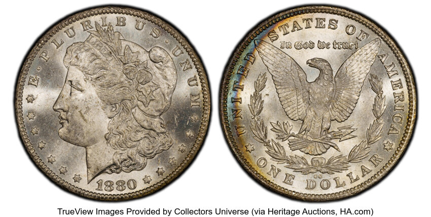 1880-CC $1  8/7, High 7, VAM-5 MS thumbnail 2