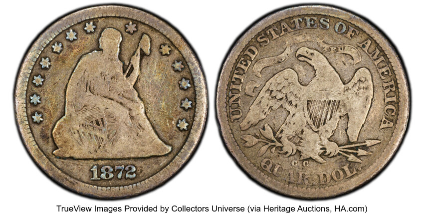 1872-CC 25c MS thumbnail 2