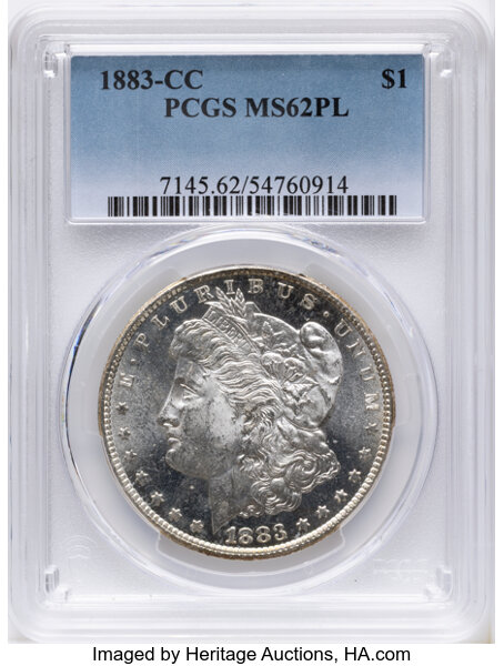 1883-CC $1  Doubled Date, CC/CC, VAM-5B MS PL thumbnail 2