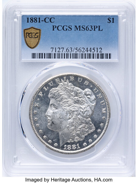 1881-CC $1  MS PL AU58 PL thumbnail 15