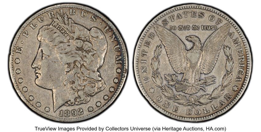 1892-CC $1  Doubled 189, VAM-13 MS thumbnail 13