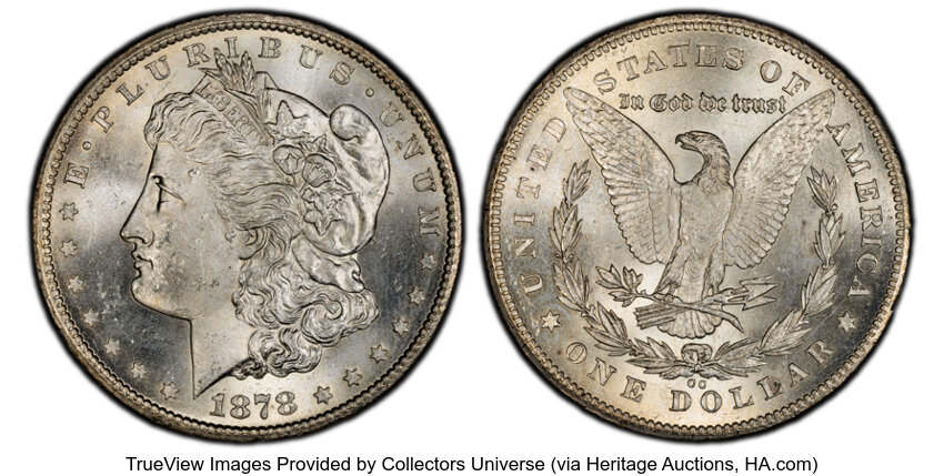 1878-CC $1  Line in IB, VAM-1B MS thumbnail 10