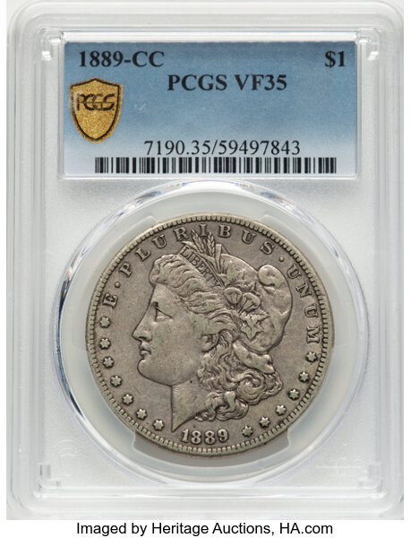 1889-CC $1 VF35 thumbnail 2