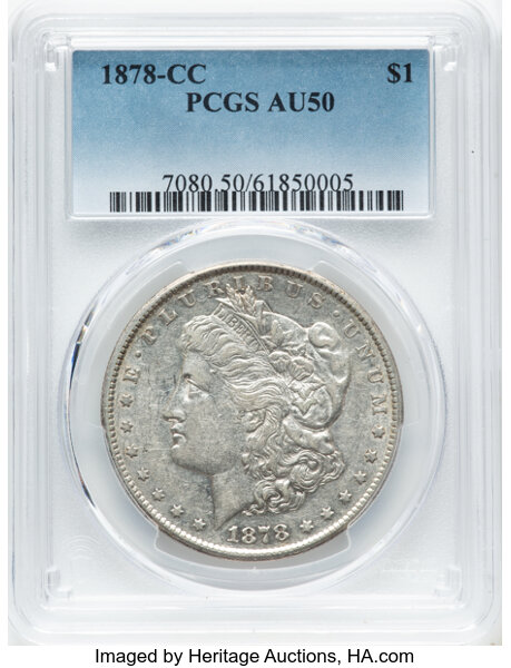 1878-CC $1  Line in IB, VAM-1B MS thumbnail 5