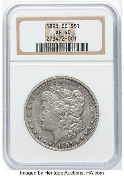 1893-CC $1  Doubled 3, Far Date, VAM-4 MS thumbnail 7