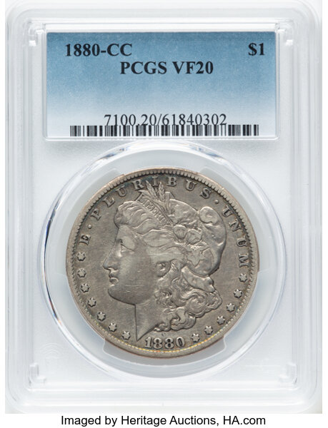 1880-CC $1  MS thumbnail 3
