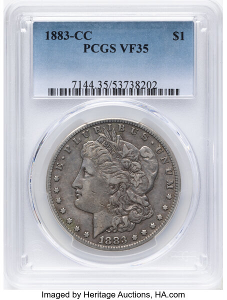 1883-CC $1  Dash Under 8, VAM-3 MS thumbnail 17