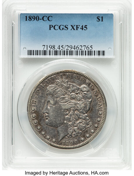 1890-CC $1  Normal Die, VAM-1 MS thumbnail 16