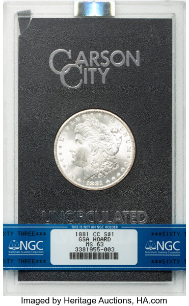 1881-CC $1  GSA Hoard, CC Tilted Left, VAM-6 MS thumbnail 9